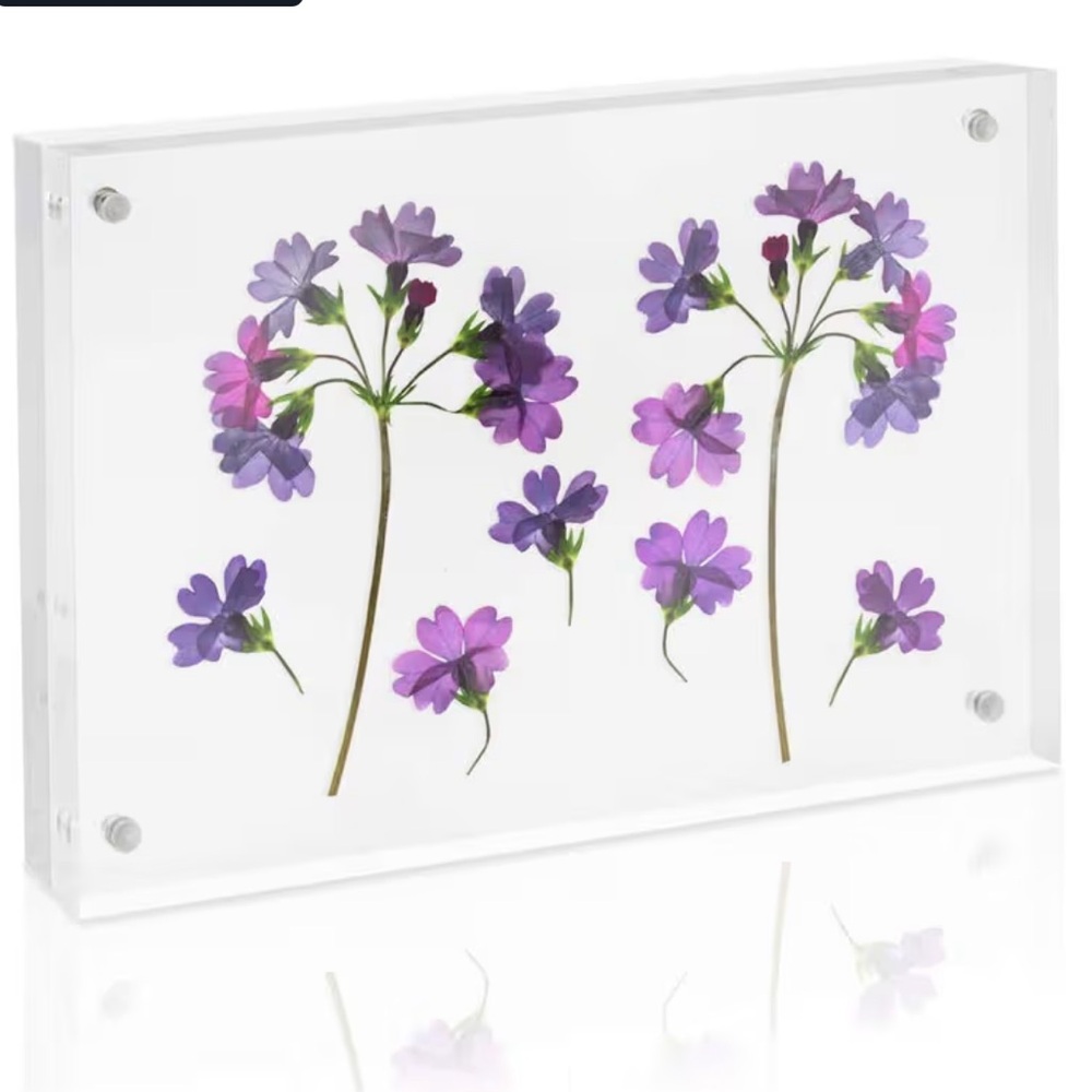 Isaac Jacobs Super Thick Acrylic Magnetic Block Frame, 4x6 Inches